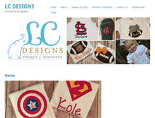 Tablet Screenshot of lcdesignsbirmingham.com